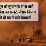 Dust Storm Alert