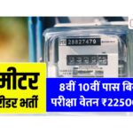 Meter Reader Job 2025