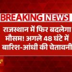 Rajasthan IMD Weather Alert
