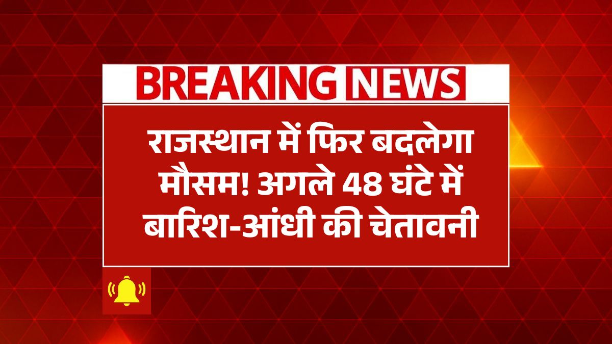 Rajasthan IMD Weather Alert